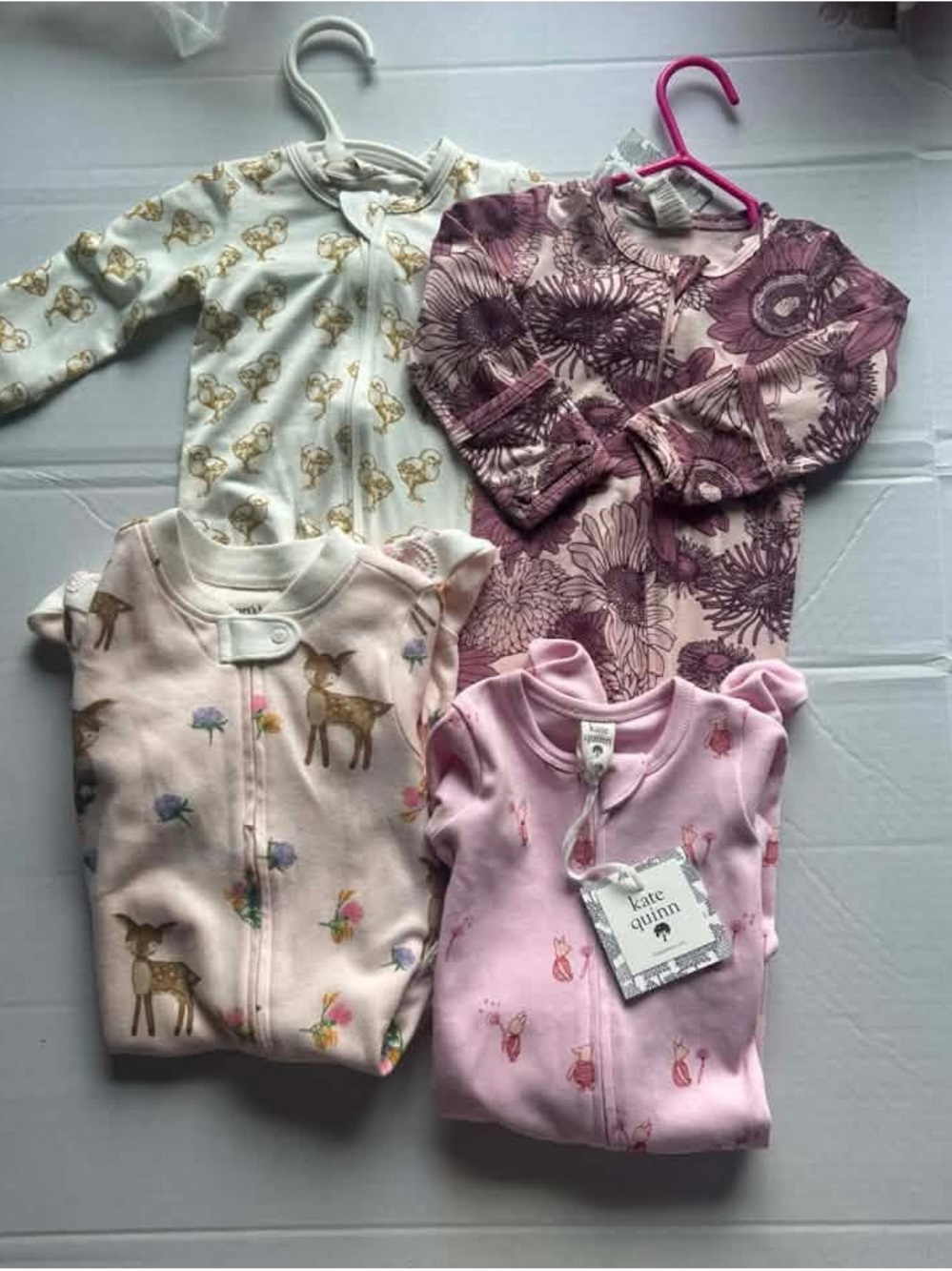 Kate Quinn and Burt’s Bees NWT Sleepwear Lot of 4 sleep and plays